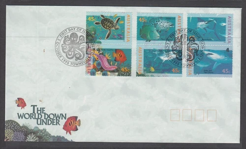 Australian Stamps.1st Day Cover.The World Down Under.1995