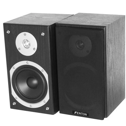 Fenton SHFB55B 5" Hi-Fi Passive Bookshelf Speakers 140W Home DJ Set - Picture 3 of 5