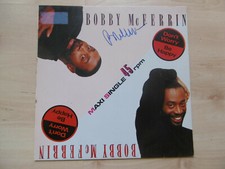 Bobby McFerrin Autogramm signed 12" Maxi-Cover "Don´t Worry Be Happy" Vinyl