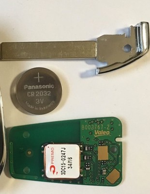 Llave Virgen Con Transpondedor ID46 Y Pila Para Peugeot 508, Con Pala VA2 Sin Ranuras, 100% Probada