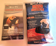 Best Fit, Mesh Muzzle, Med or XL, Please Specify Size, Black, NEW
