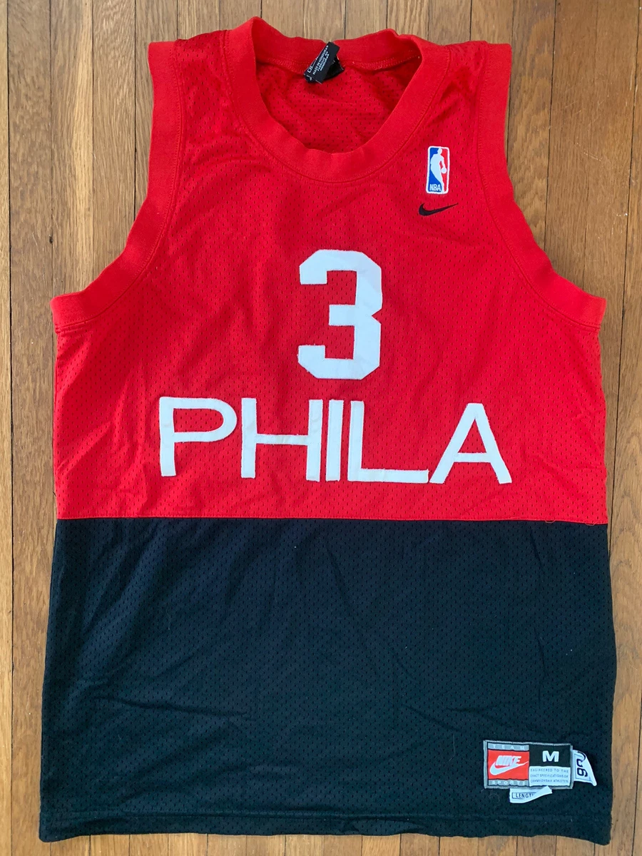 Allen Iverson Throwback Phila 76ers Basketball Jersey