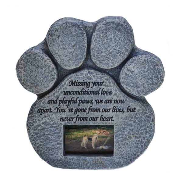Buy Paw Print Pet Cat Dog Picture Photo Frame Grave Memorial Marker