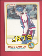 1981-82 O-PEE-CHEE Hockey # 358 DAVE BABYCH