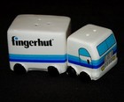 VINTAGE Salt Pepper Shakers Ceramic FINGERHUT TRUCK 1980's — photo 1