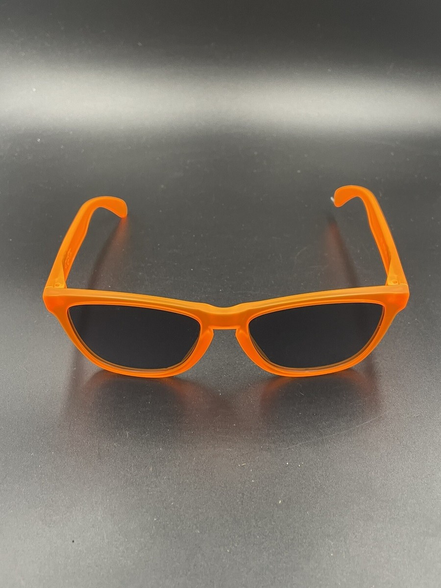 Oakley Frogskin Blacklight Orange w/Black Iridium Lenses | eBay