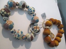 SET OF 2 BRACELET KEYCHAINS