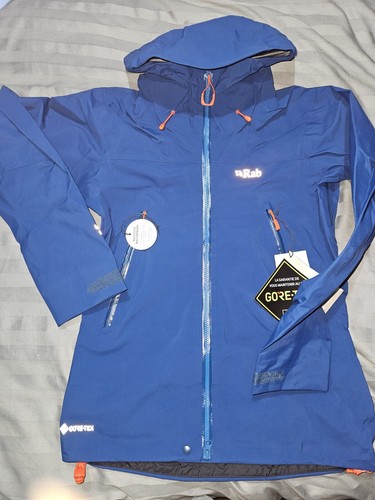 Rab Kangri Gtx Womans Ink Uk 8 New RRP £330 Blue .Xs REDUCED