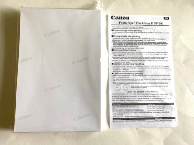 Canon PP-301 Photo Paper Plus Glossy II, 4''x6'' - 50 Sheets - NEW SEALED Open Box