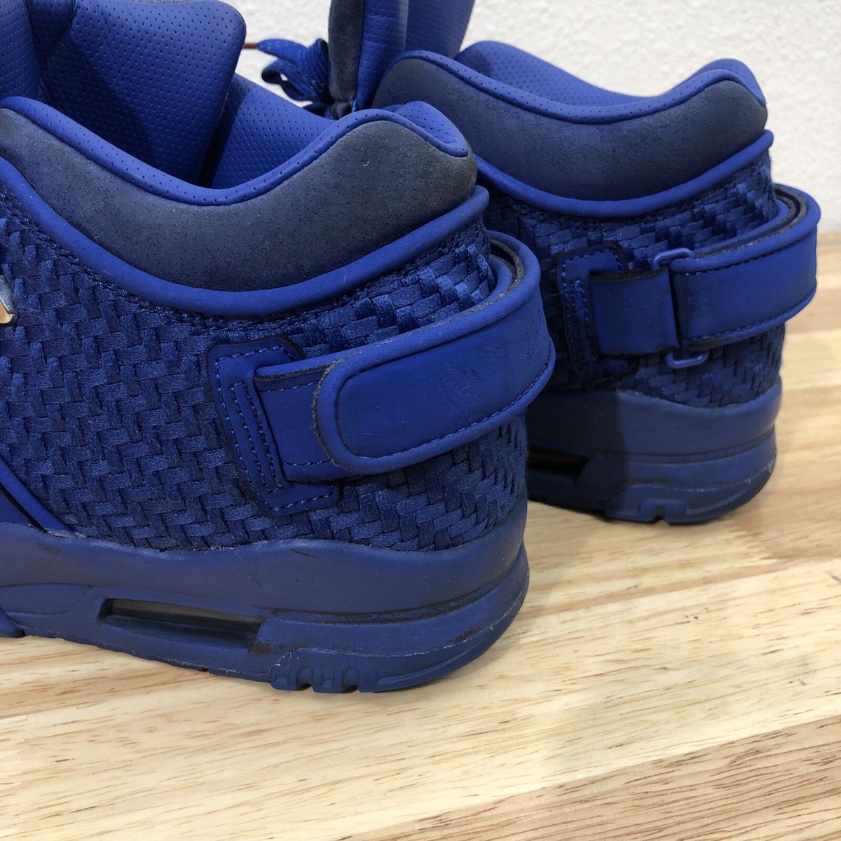 Nike Victor Cruz Sneakers Air Trainer Mens 9 Premium Rush Blue