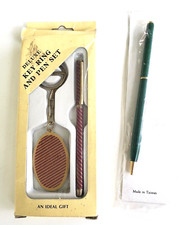 2 Vintage Ladies Purse Ball Point Pen Set In ...