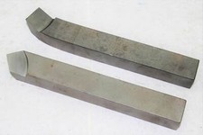 2x HSS - Dłuto tokarskie Toczenie stali toczonej - 32 mm - proste i zakrzywione - lewe - NOWE