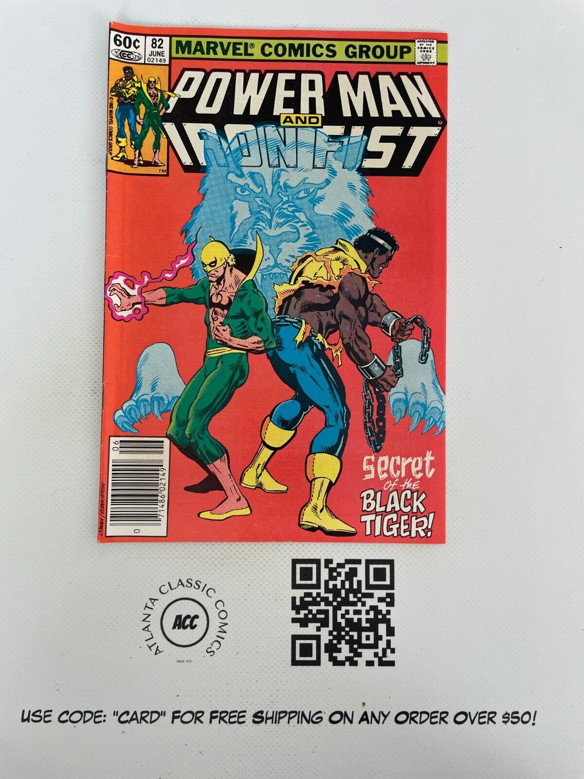 Power Man & Iron Fist # 82 VF/NM Marvel Comic Book Defenders Luke Cage 5 J899
