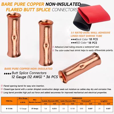 Wire Splice Kit For 8 Gauge Submersible Pump Wire Wire Splice Kit For 8 Gauge Submersible Pump Wire