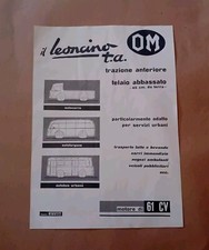 Om Leoncino Frame Lowered Advertising Era Magazine 1955 19.5X27.5