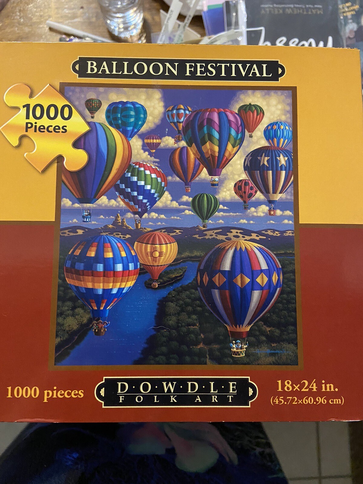 Dowdle Puzzle Balloon Festival used complete 1000 pieces eBay