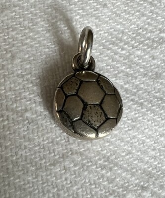 James Avery Retired Sterling Silver 925 Soccer Ball Charm