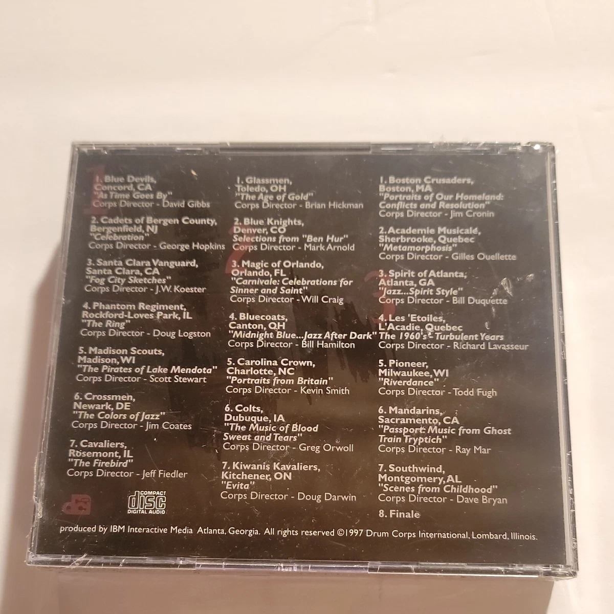 Drum Corps International 1997 DCI WORLD CHAMPIONSHIPS CD 3 disc