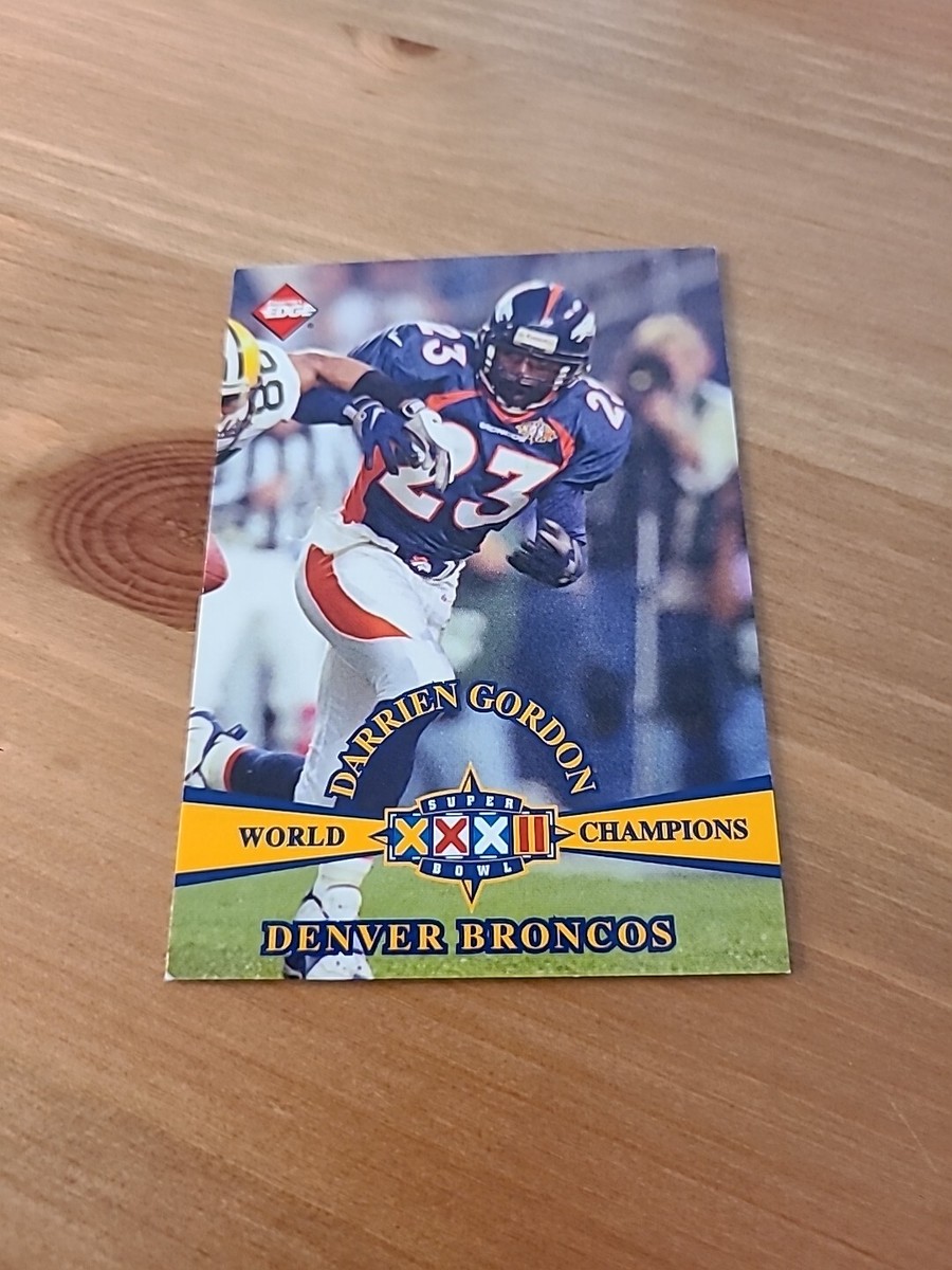1998 Collector's Edge Super Bowl XXXII Darrien Gordon #7 Broncos