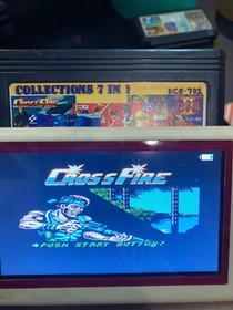 Famicom NES Game7in1 Golden Collections KCS-701 Street fighter,SD Final Fight