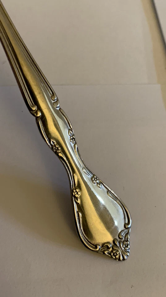 Cucharas de postre de acero inoxidable de calidad suprema Towle cubiertos - Juego de 5 - Mj32 Foto 3 de 4