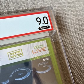 Halo 3 Xbox 360 Sealed Graded PSA 9.0 A