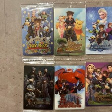 KINGDOM HEARTS Clear Card Set of 8, Character Collection, 9 Cards
