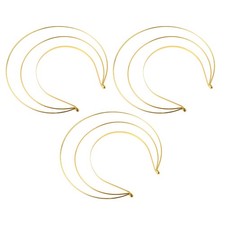 3 Pcs Crown Headband for Women Goddess Headpiece Bridal Headpieces