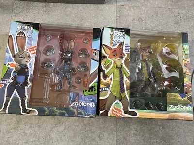 Nick Wilde Judy Hopps Zootopia Kaiyodo Revoltech Movie Revo Action