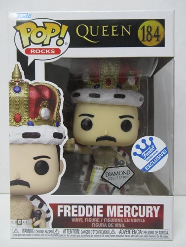 Funko Pop! Rocks Queen Freddie Mercury #184 Exclusive Diamond Edition