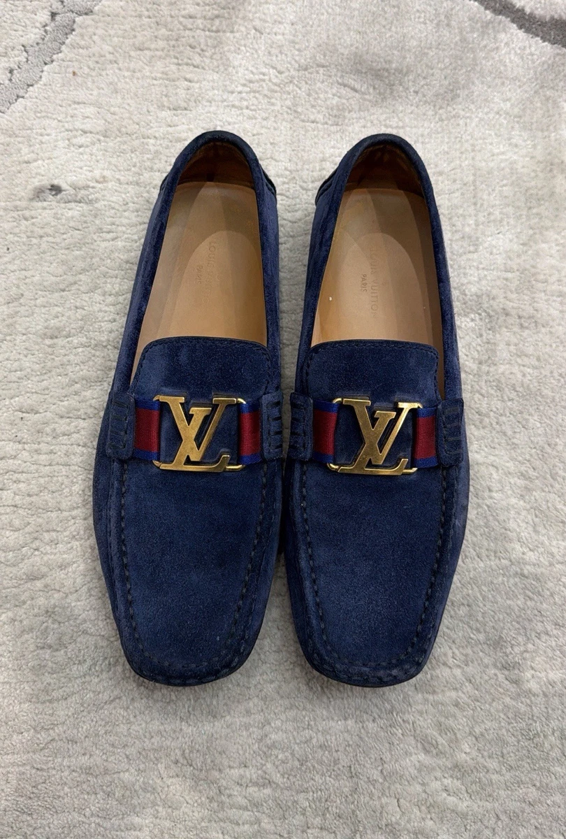 Louis Vuitton Blue Suede Casual Shoes for Men for sale | eBay