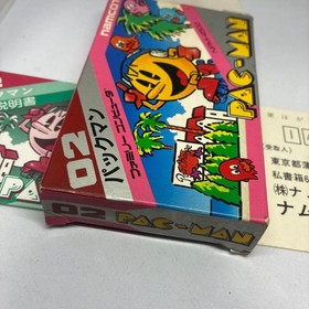 NAMCOT PAC-MAN Famicom Cartridge Used with Manual No Charger Needed