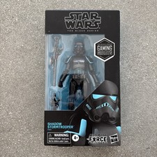 Star Wars Black Series Shadow Stormtrooper E9622 GameStop Exclusive New Sealed