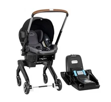 Evenflo Shyft DualRide Infant Car Seat and Stroller Combo (Boone Gray). New