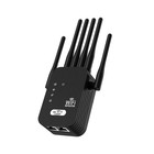 1200Mbps 5.8GHz/2.4GHz Wireless Signal Booster 6 Antennas Wider Coverage US Plug