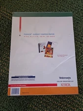 Xerox Tektronix Phaser Glossy Coated Paper A Size 8.5 X 11 In 100lb 100 Sheets