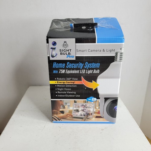 Sight Bulb Pro Security Camera with 80 Watt Equivalent LED Light, Two Way Talk