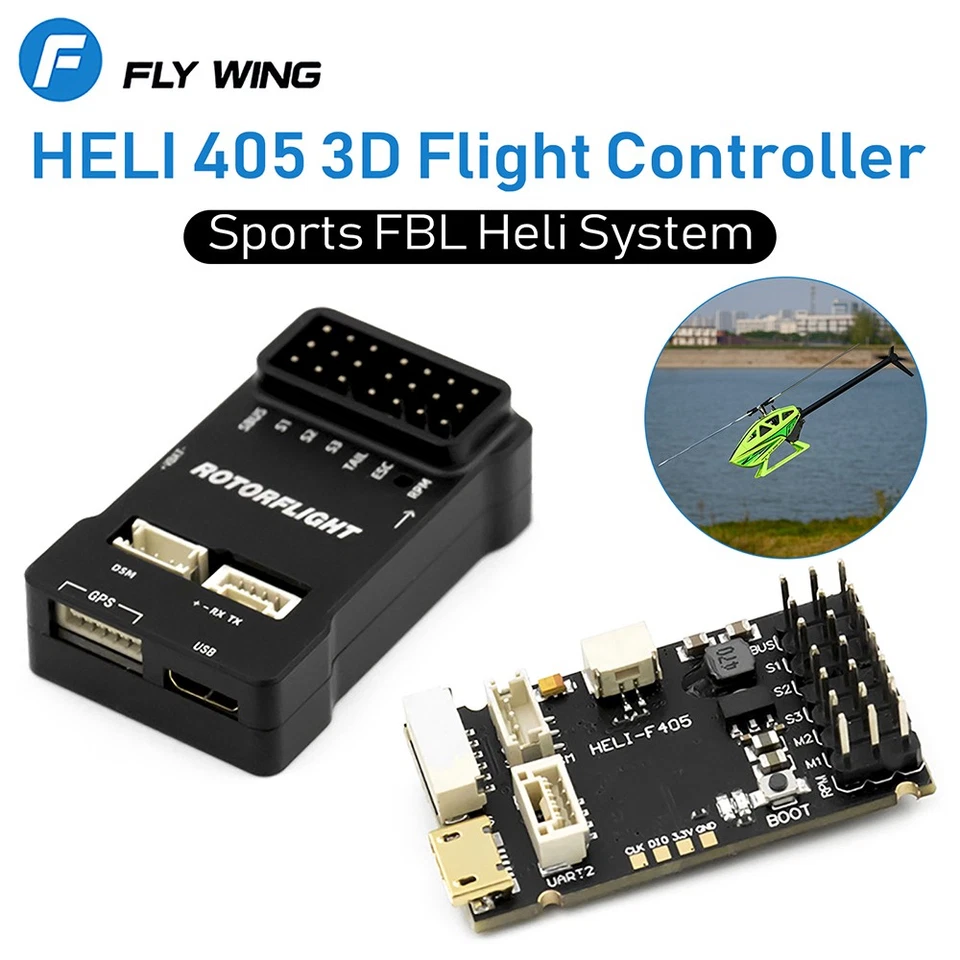 FLYWING Rotorflight HELI 405 RF Hubschrauber 3D Flugregler Sport FBL Gyro System