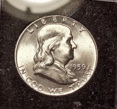 Gem BU 1959-D Franklin Half Dollar