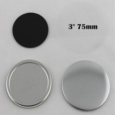 3" 75MM Rubber Magnetic Card 100 Sets/Pack Rubber Magnetic Button Maker DIY