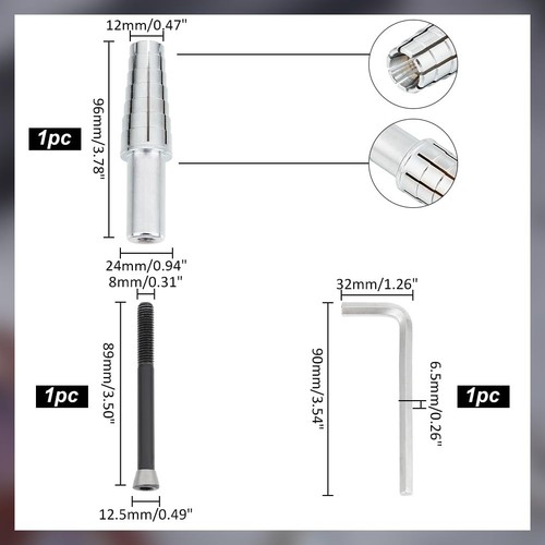 1Set Expanding Ring Mandrel with Hex Allen Key Steel Ring Stretcher Ring Mand... - Picture 3 of 6