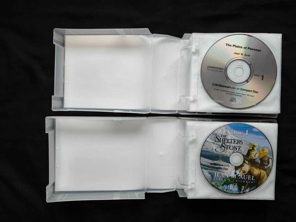 JEAN M AUEL - 3 X UNABRIDGED AUDIOBOOKS - INC SHELTERS OF STONE - Image 4 of 4