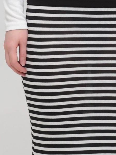 Women Etam Skirt White Knit 44 / XXL / 52