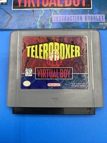 Teleroboxer (Nintendo Virtual Boy, 1995) Game & Manual - Tested - Authentic