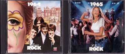 Time Life Music CLASSIC ROCK 1964 & 1965 2 CDs 47 Tracks Excellent!
