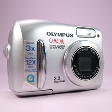 Olympus Digital Camera Camedia C-370 Zoom 3.2MP Silver Tested