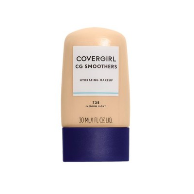 COVERGIRL Smoothers Hydrating Makeup Foundation, Creamy Natural 9 shades 1 Fl Oz