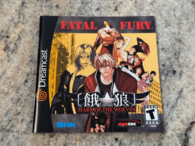 Sega Dreamcast SNK Video Game - Fatal Fury: Mark of the Wolves