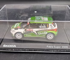 Skoda Fabia Super 2000 Car 2011 Rallye Rally Monte Carlo #2847-1 In Display Case