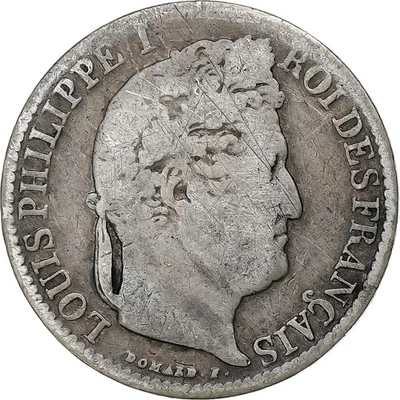 France, 1/2 Franc, Louis-Philippe, 1841, Lille, Argent, TB, Gadoury:408 - Photo 1/2